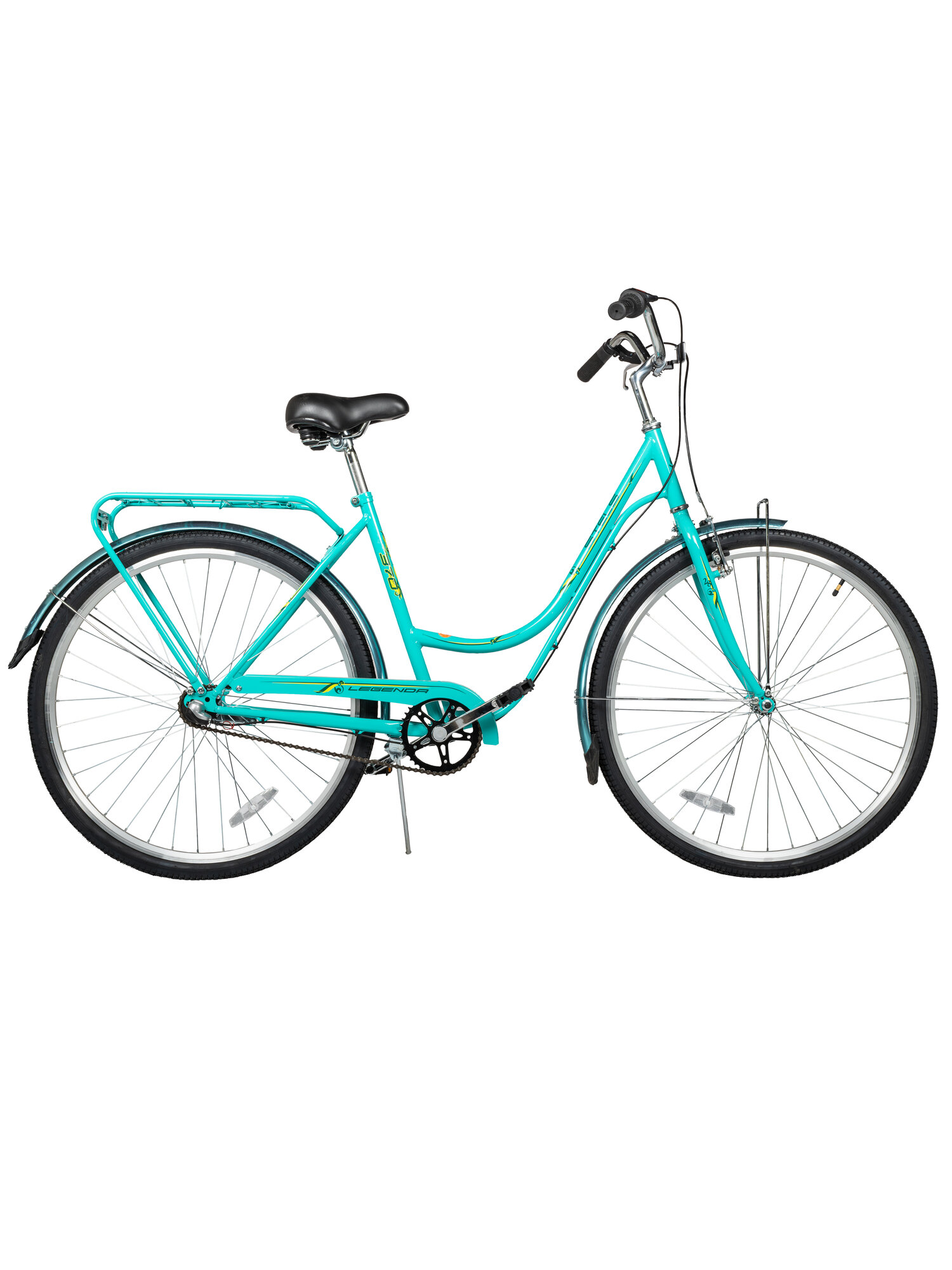 Велосипед городской взрослый 28 дюймов Stels Legenda 370 VС мятный рама 18"