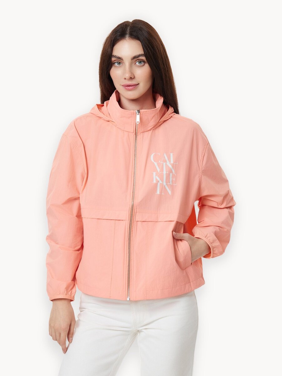 Куртка Calvin Klein Jeans, размер L, светло-оранжевый