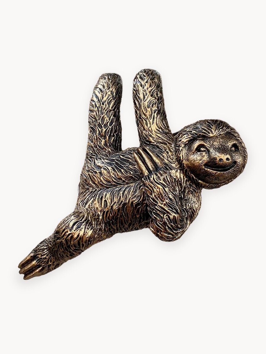 Украшение на горшок ленивец