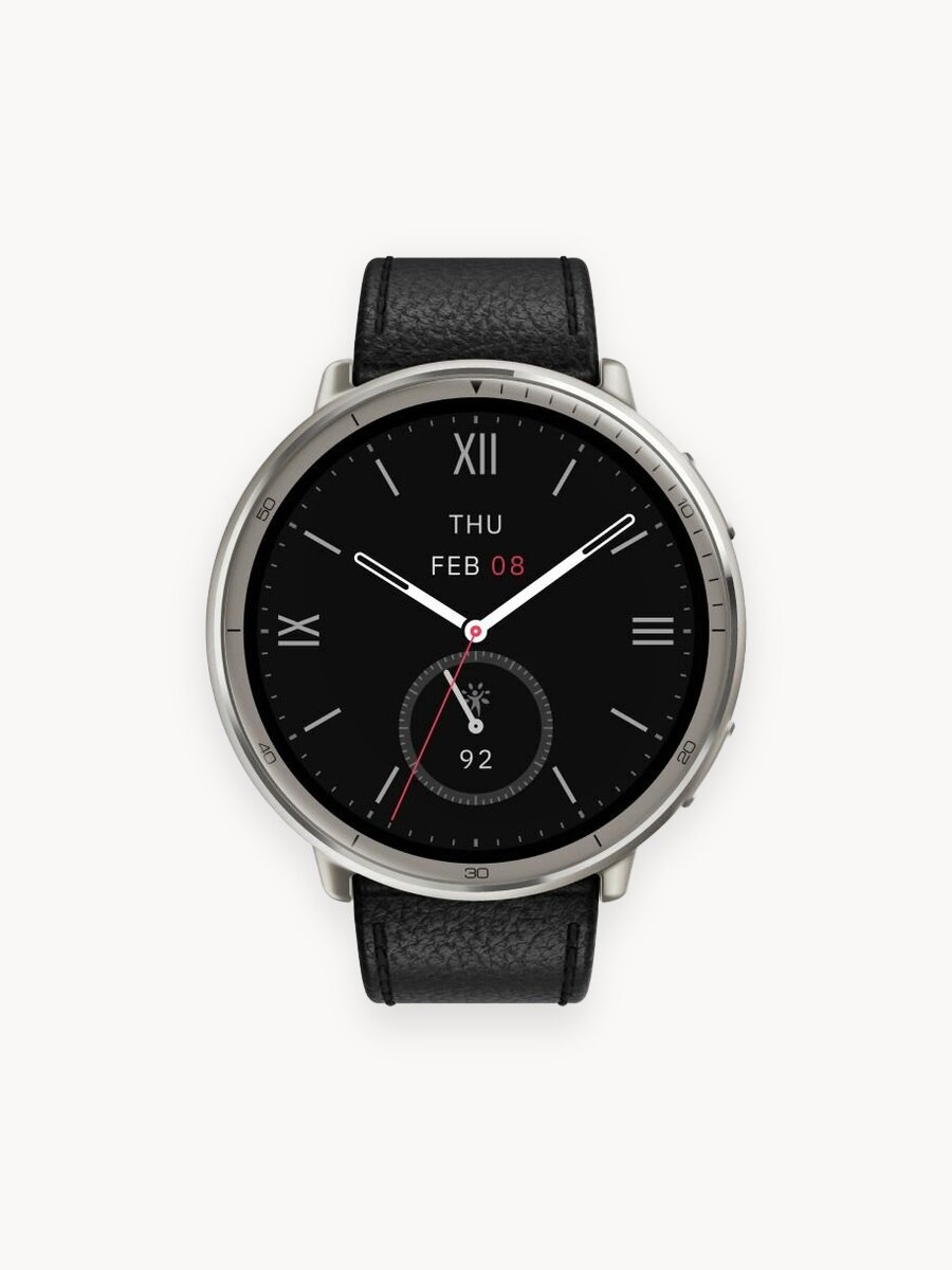 Смарт-часы Amazfit ACTIVE 2 A2437 (черный / Active 2 Premium / кожа)