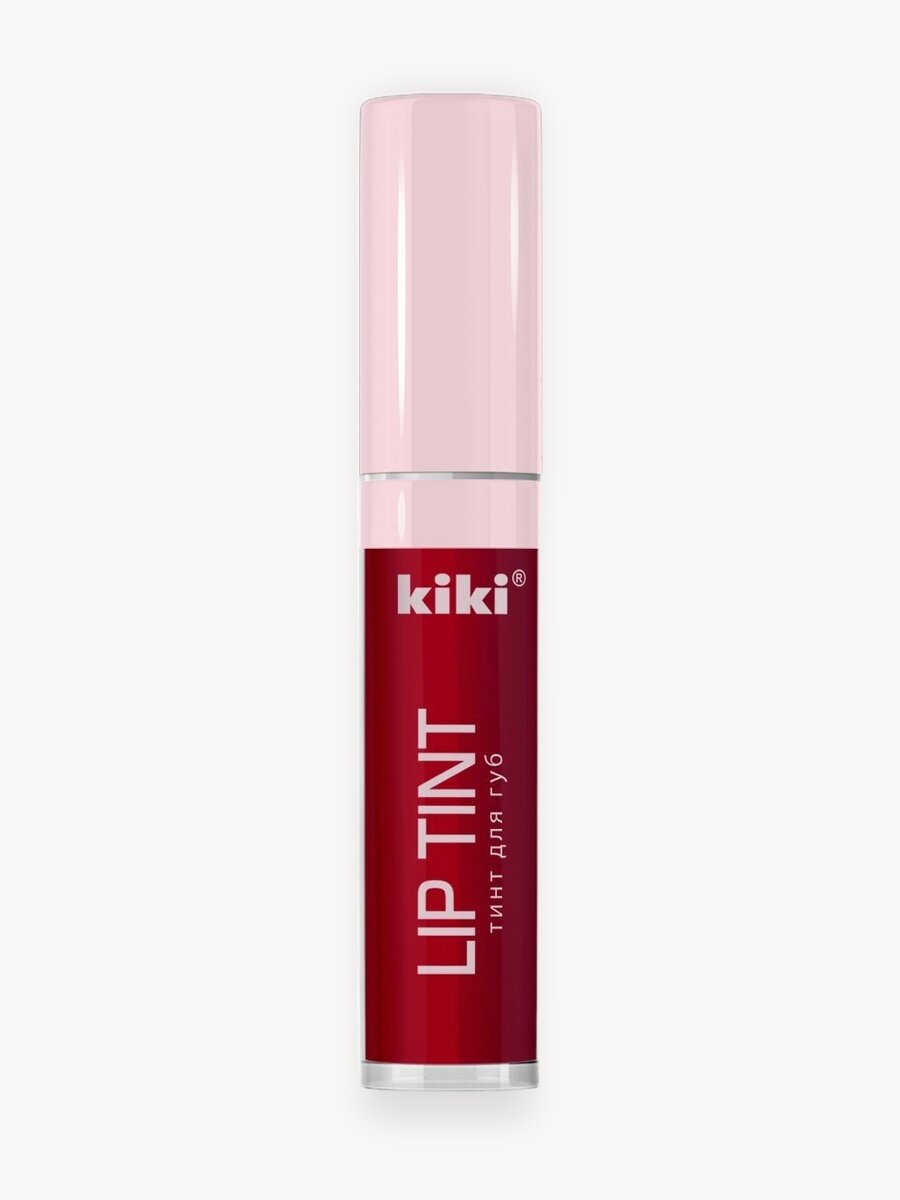 Тинт для губ kiki LIP TINT, оттенок 01 алый, оттеночный, стойкий жидкий (помада), кики, 3,5 мл