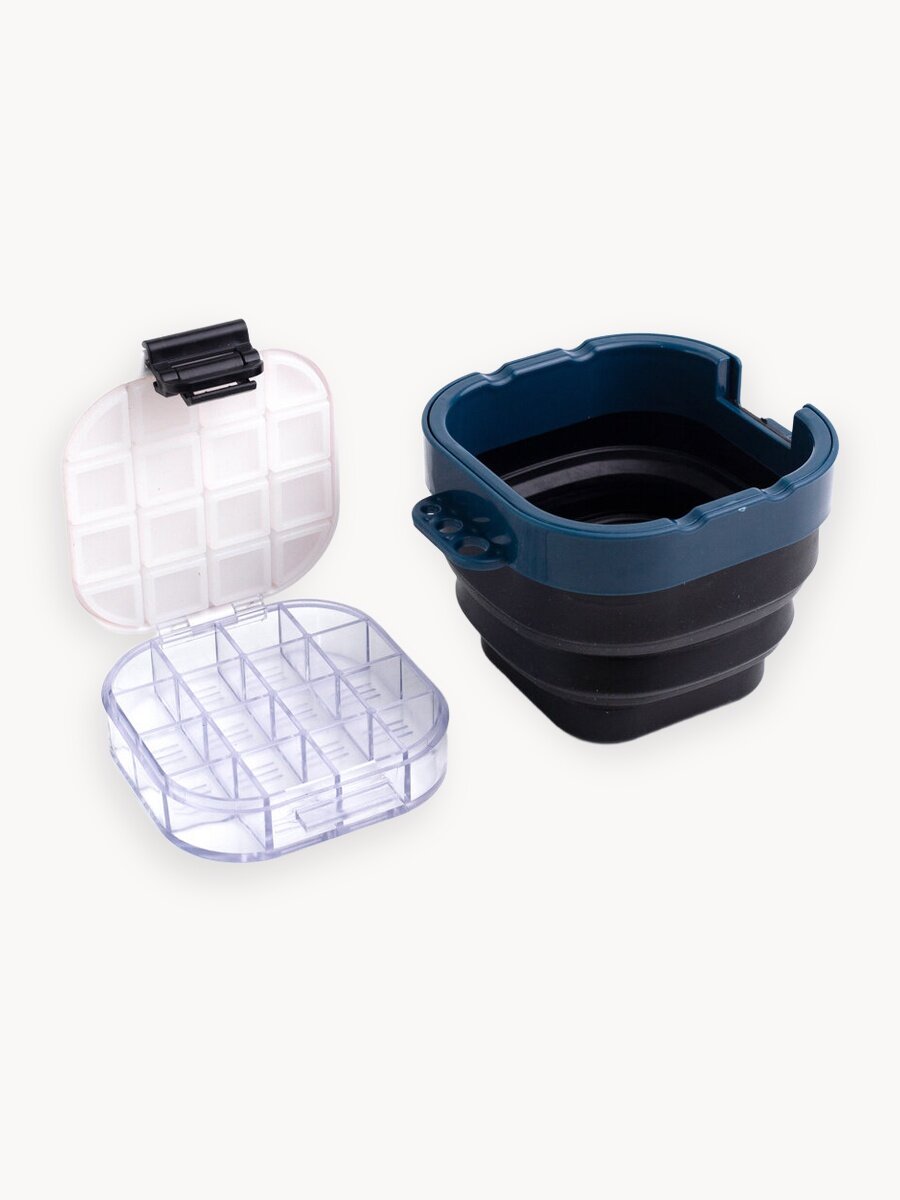 Стакан палитра Малевичъ, складной стакан для рисования, герметичная палитра 16 ячеек