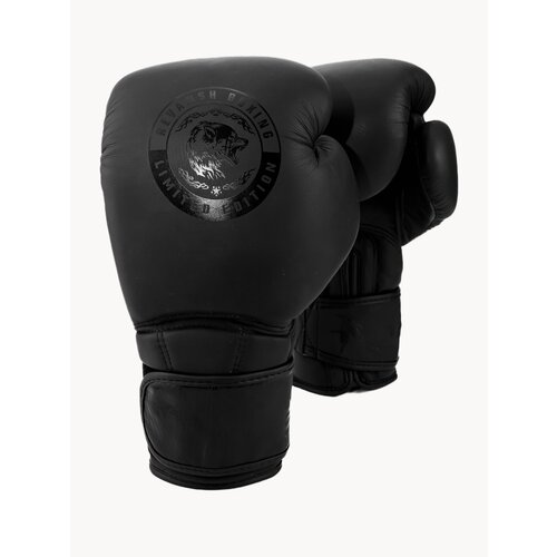 Перчатки из натуральной кожи с печатью, REVANSH TOP BLACK, арт. RG-TOPBLACK-L20