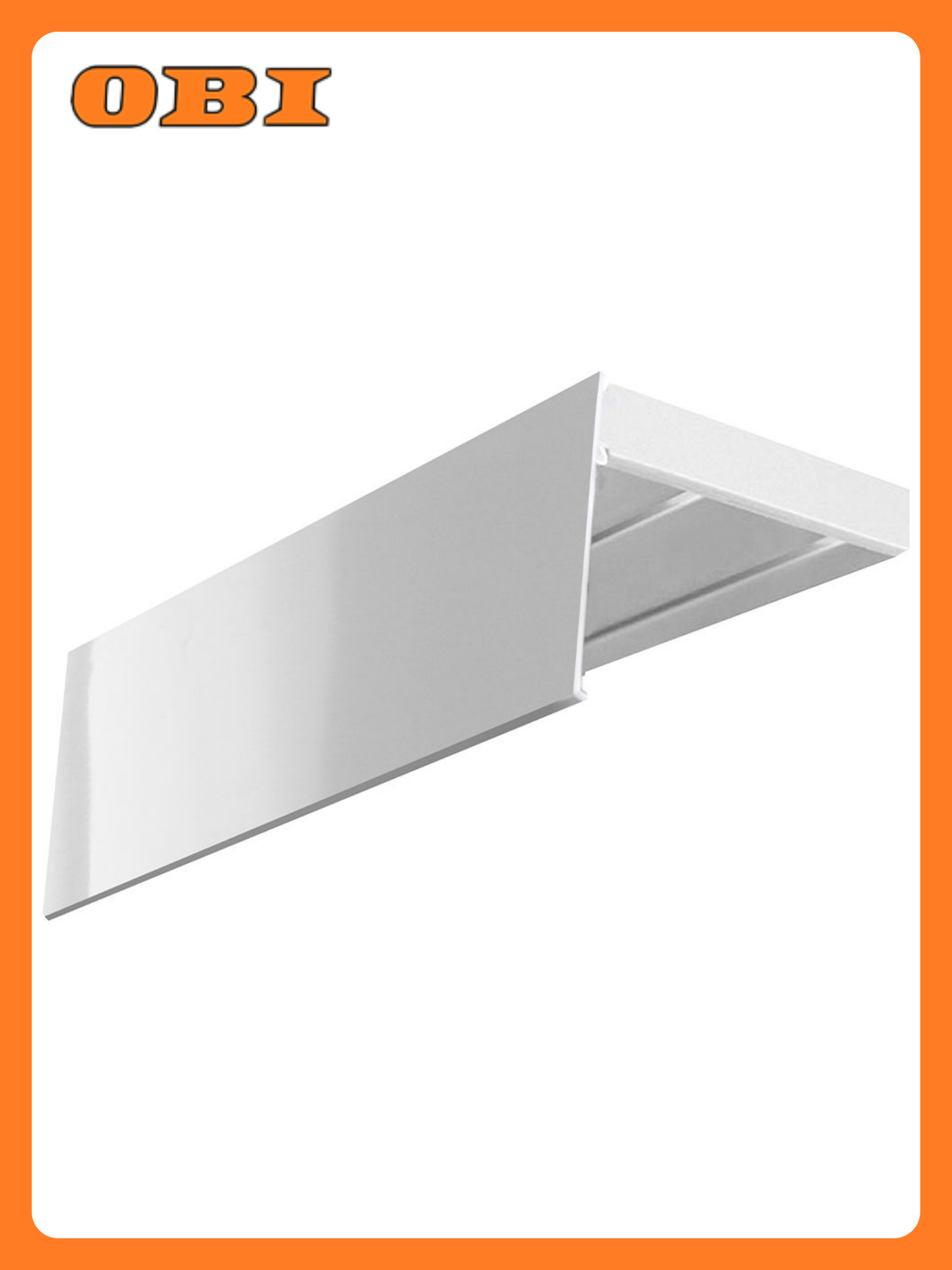 Карниз 2-х рядный эскар белый глянец 200 см