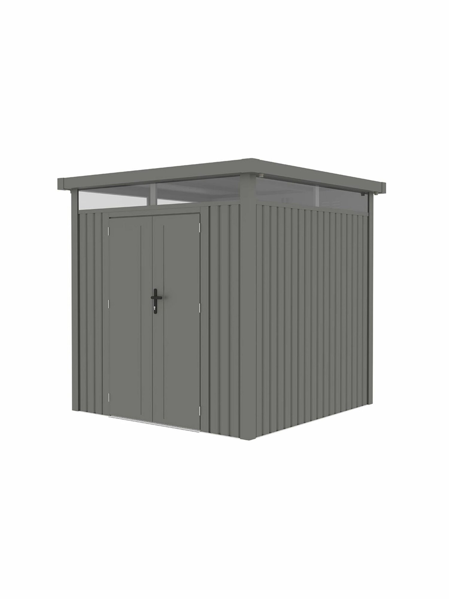 Сарай металлический Black Fox Avantgarde 4.4 м2 230 х 230 х 222 см серый