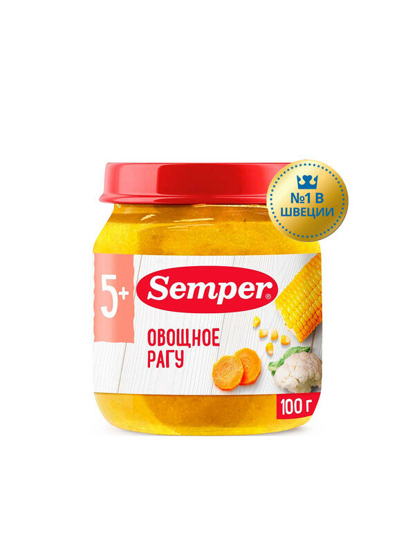 Semper Овощное рагу (100rpx6)