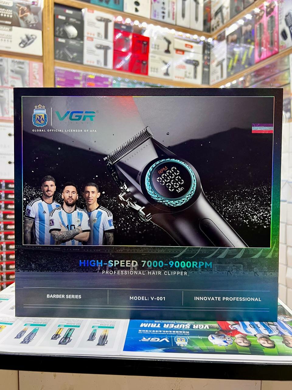 Машинка для стрижки VGR V-001, для тела, волос, усов, бороды, нержавеющая сталь