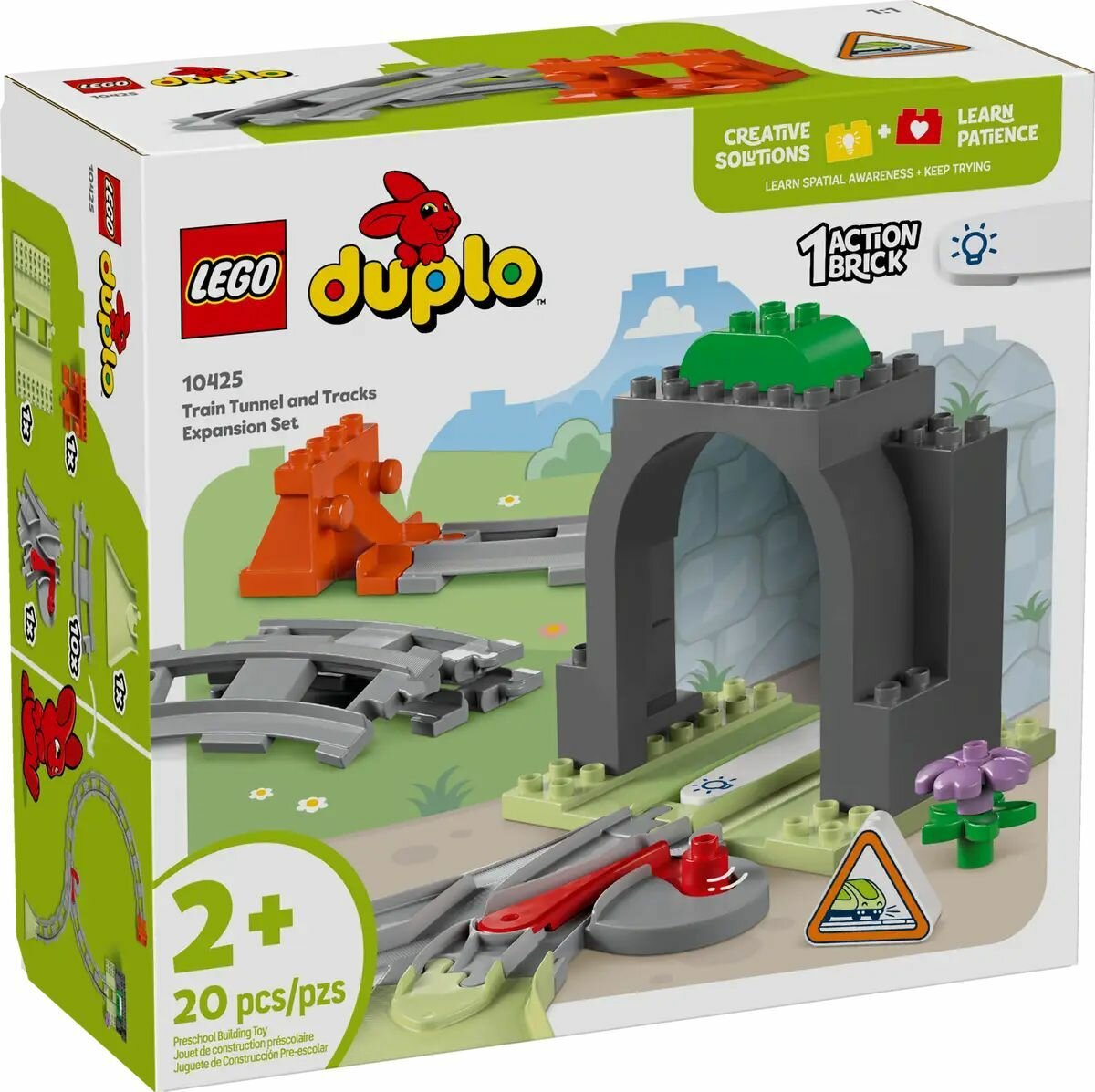 Конструктор LEGO DUPLO 10425 Железнодорожный туннель и пути