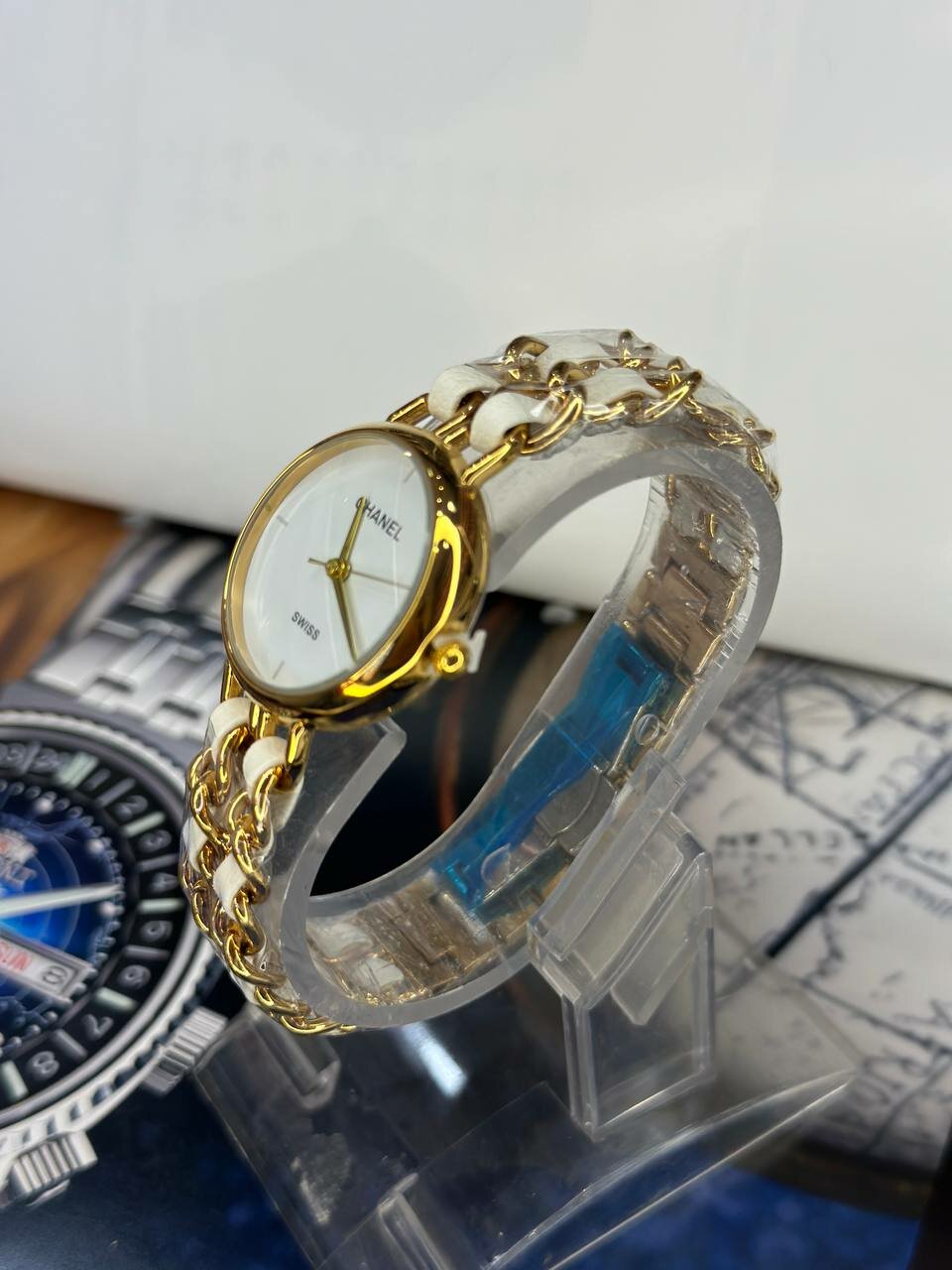 Наручные часы Chanel, золотистый — фото 1