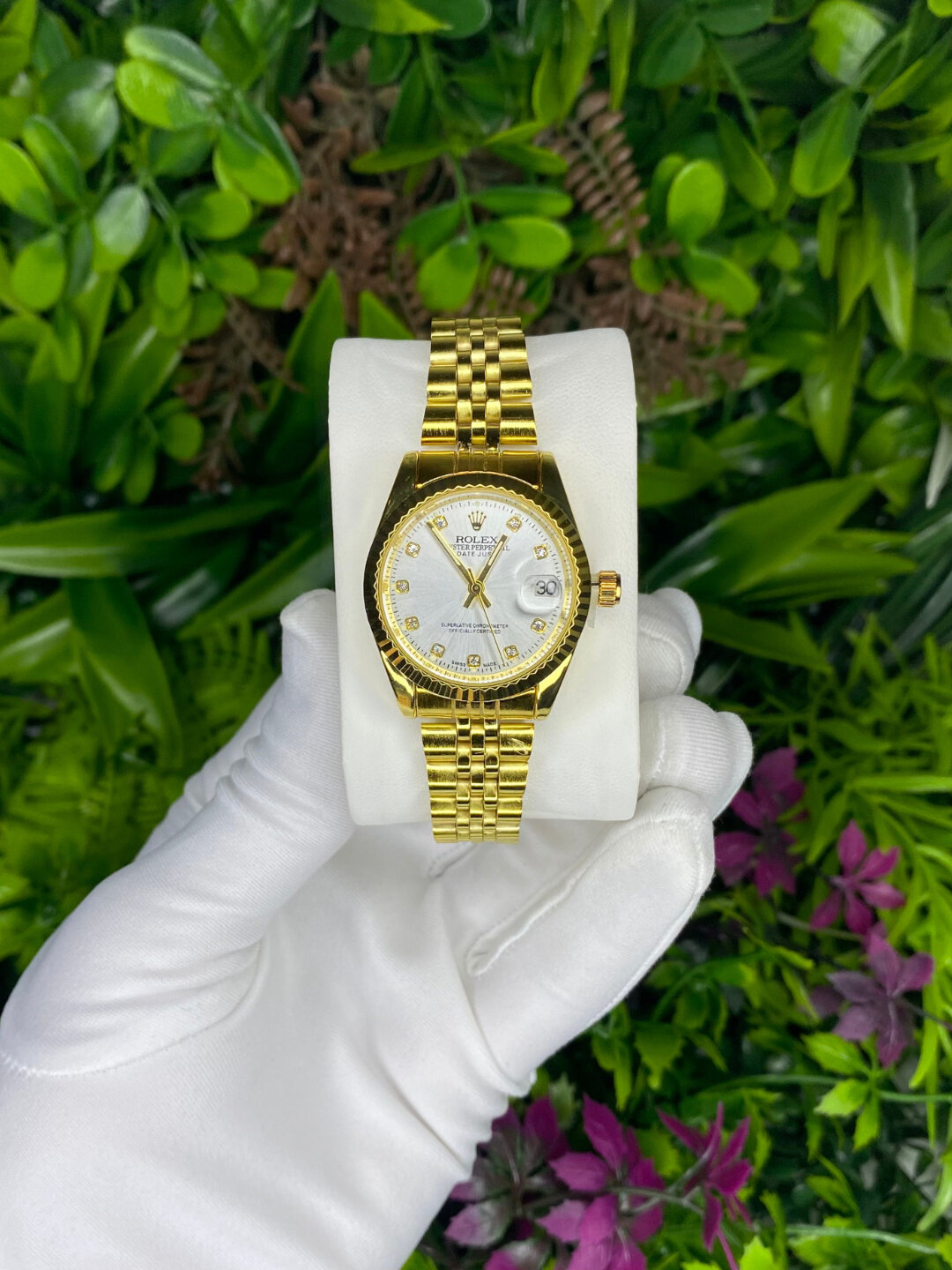 Наручные часы Rolex Классика, золотой — фото 1