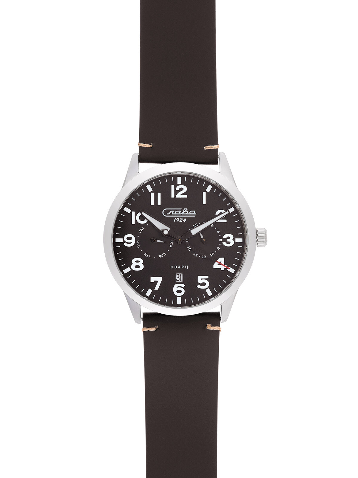 Наручные часы Слава Традиция, черный — фото 1