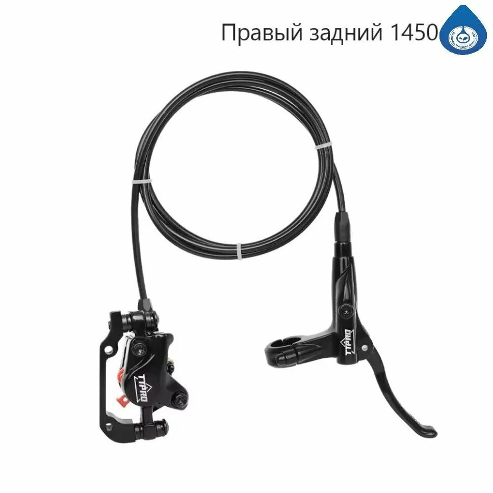 Премиум гидравлические тормоза TPMT200 для горных и шоссейных велосипедов, передний левый и задний правый, роторы 800/1450 мм
