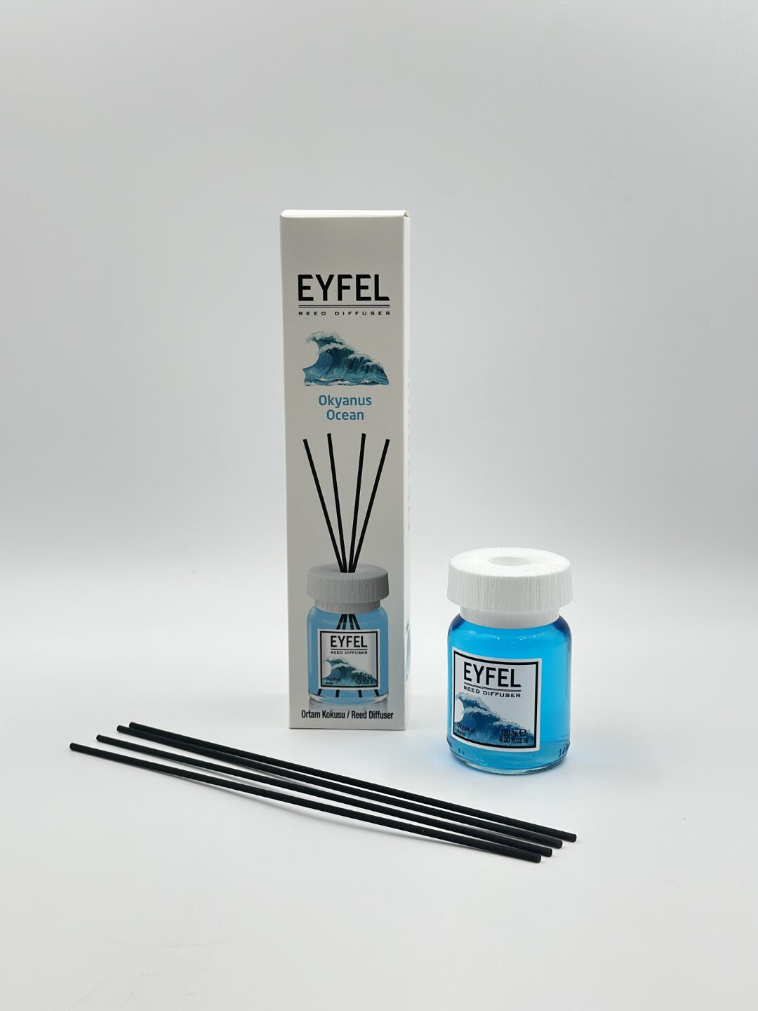 Аромадиффузор Eyfel с палочками, парфюм для дома, ароматизатор, 120 мл