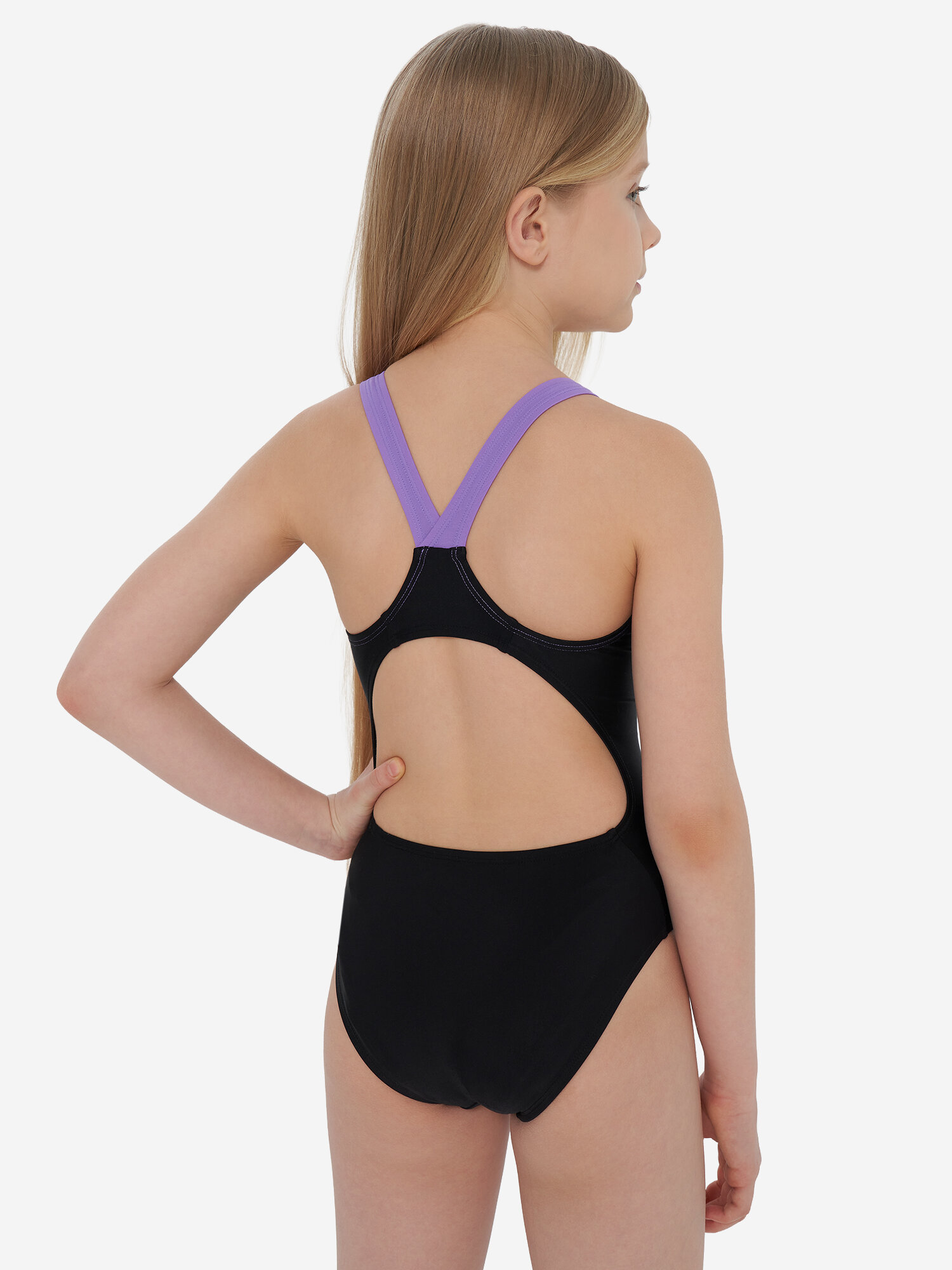 Купальник Joss, размер 152, черный/фиолетовый — фото 1