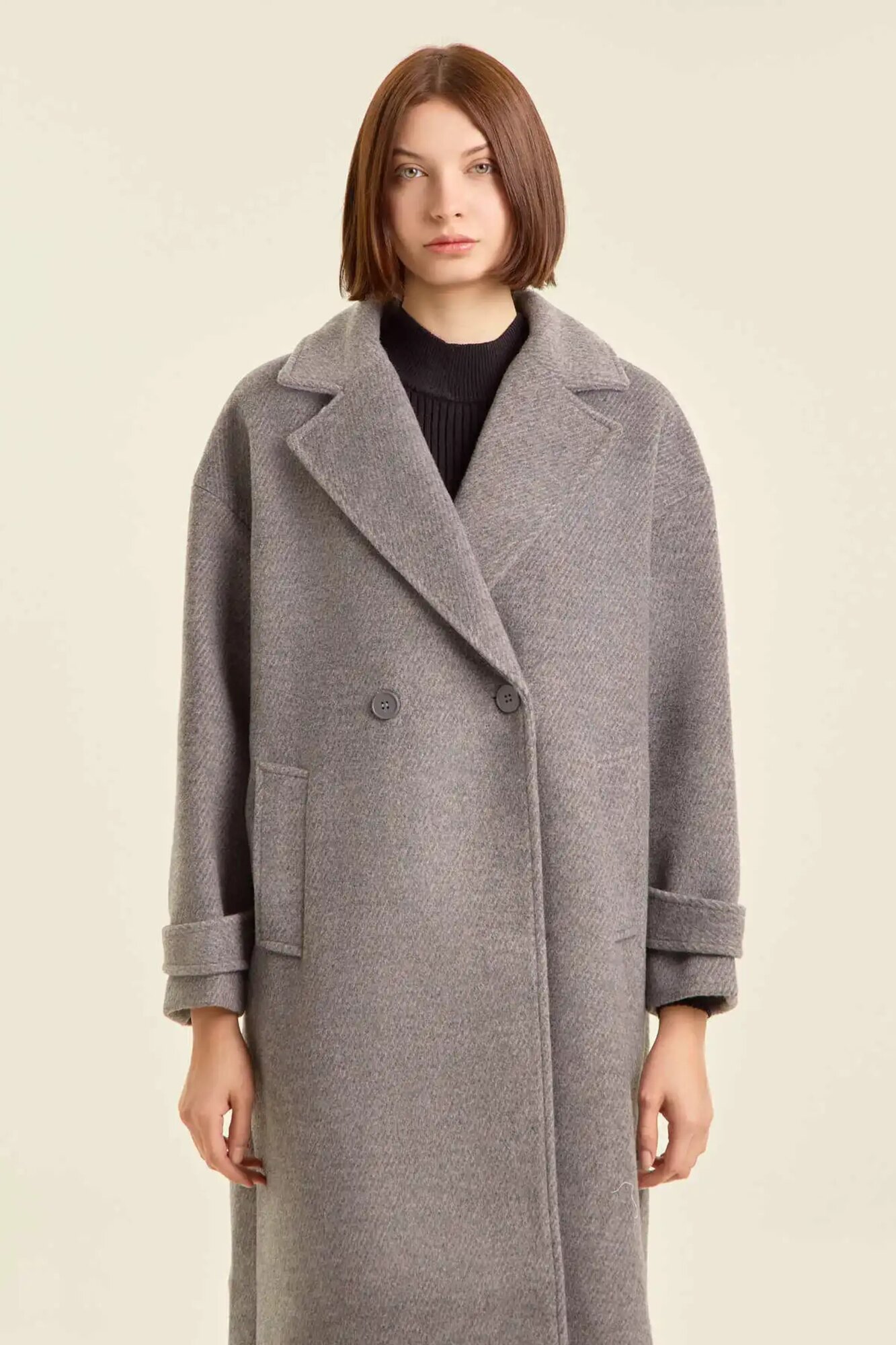 Пальто Selfie, размер XL, серый — фото 1