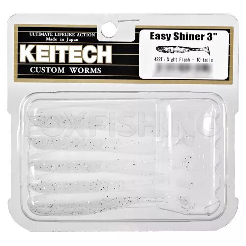 Силиконовая приманка Keitech Easy Shiner 3 7,5см. вес: 2,2гр. 10шт. #422
