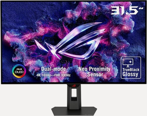 Изображение товара 31.5" Монитор игровой ASUS ROG Strix XG32UCWG (2025), WOLED, 3840×2160, 165 Гц / 330 Гц, 0.03 мс, черный