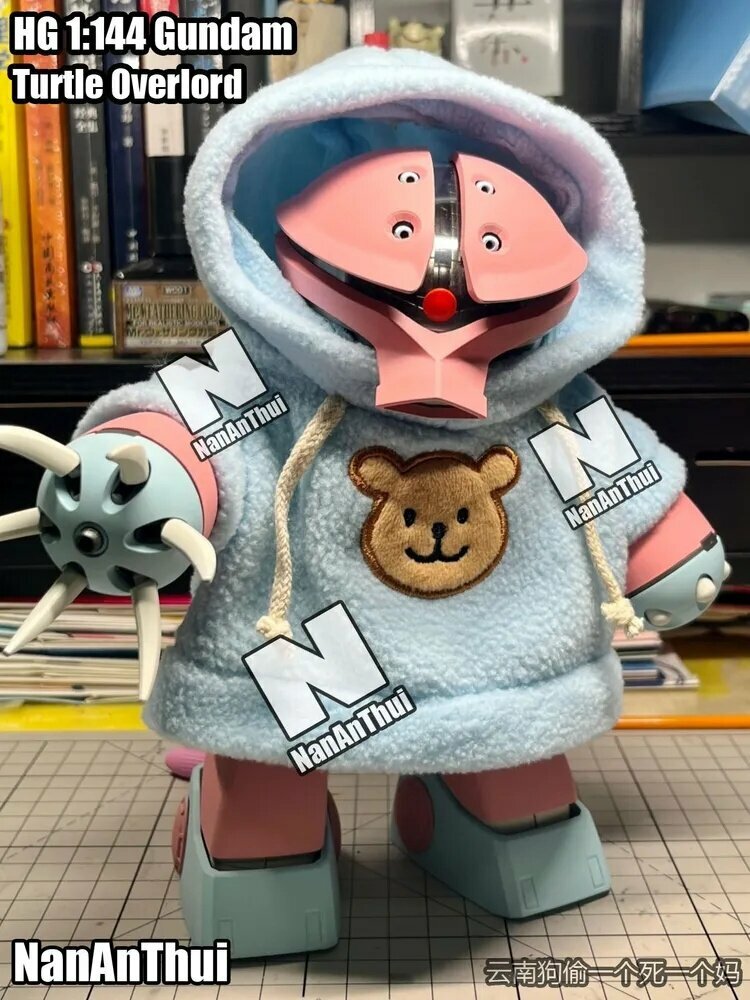 Сборная Игрушечная фигурка модель HG 1:144 Gundam Turtle Overlord, Высококачественная модель, Поставляется со свободным платьем