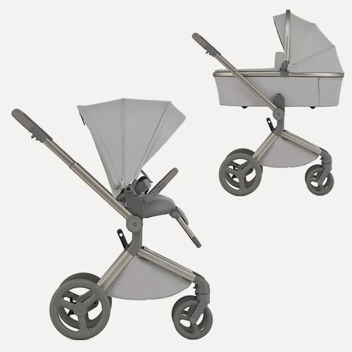 Изображение товара Детская коляска 2в1 Anex Flo, цвет Frossy (Светло-серый), артикул производителя fl-06c
