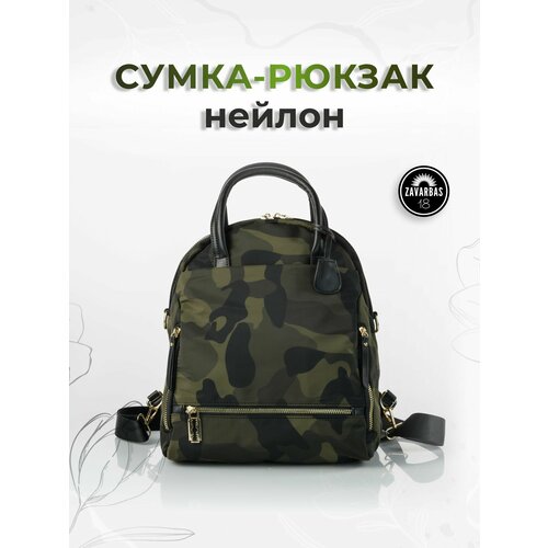 фото Рюкзак , фактура зернистая, хаки