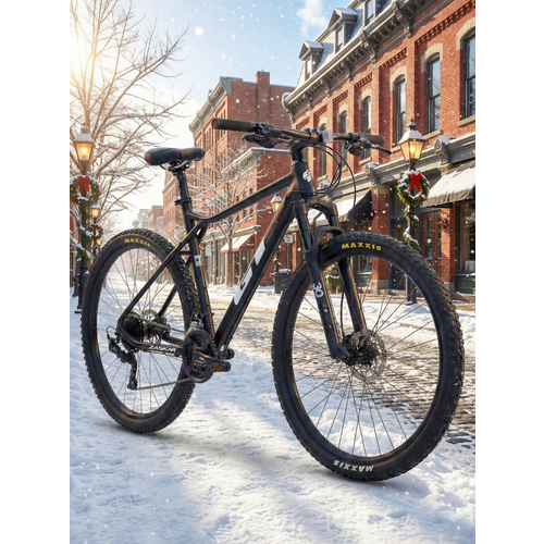 Велосипед горный скоростной TimeTry GT511 24s 29' дюймов / взрослый, мужской и женский для прогулки / скоростной, спортивный велик черный