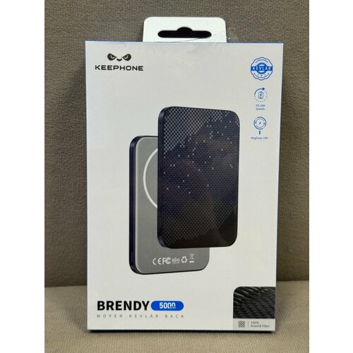 фото Внешний магнитный аккумулятор magsafe, keephone brendy, цвет starry blue, mountain, 5000mah
