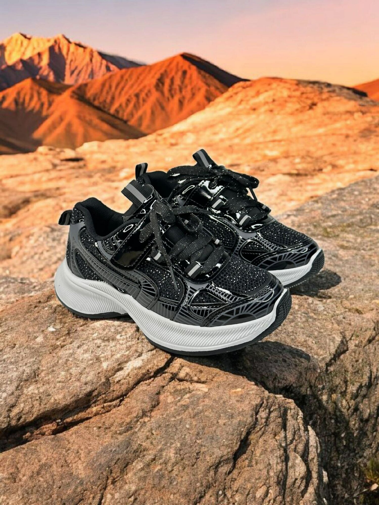 Кеды, размер 34, черно-белый — фото 1