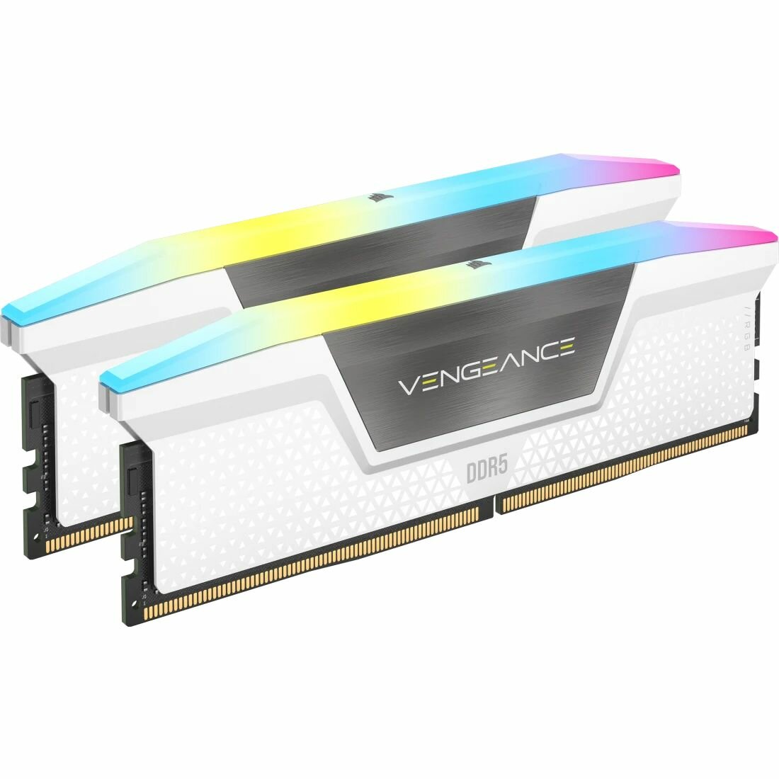 Оперативная память Corsair Vengeance RGB White DDR5 6000MHz 2x16GB (32GB)