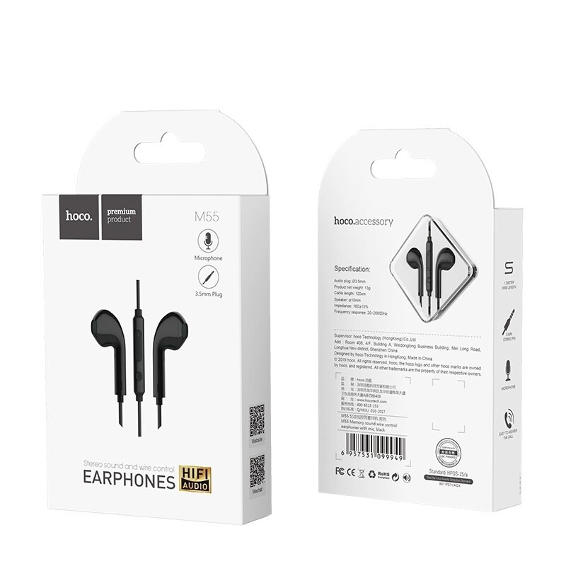 Наушники Hoco M55 черный