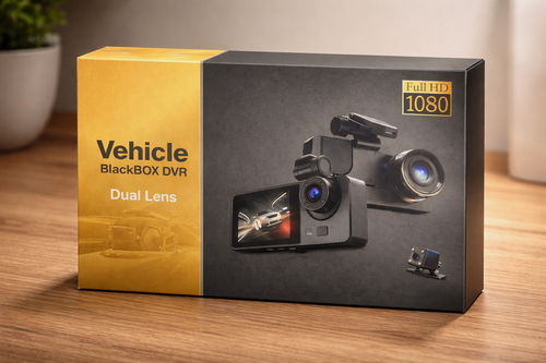 Изображение товара Видеорегистратор Prog Tech AA, встроенный G-сенсор, ночное видение, двухканальный