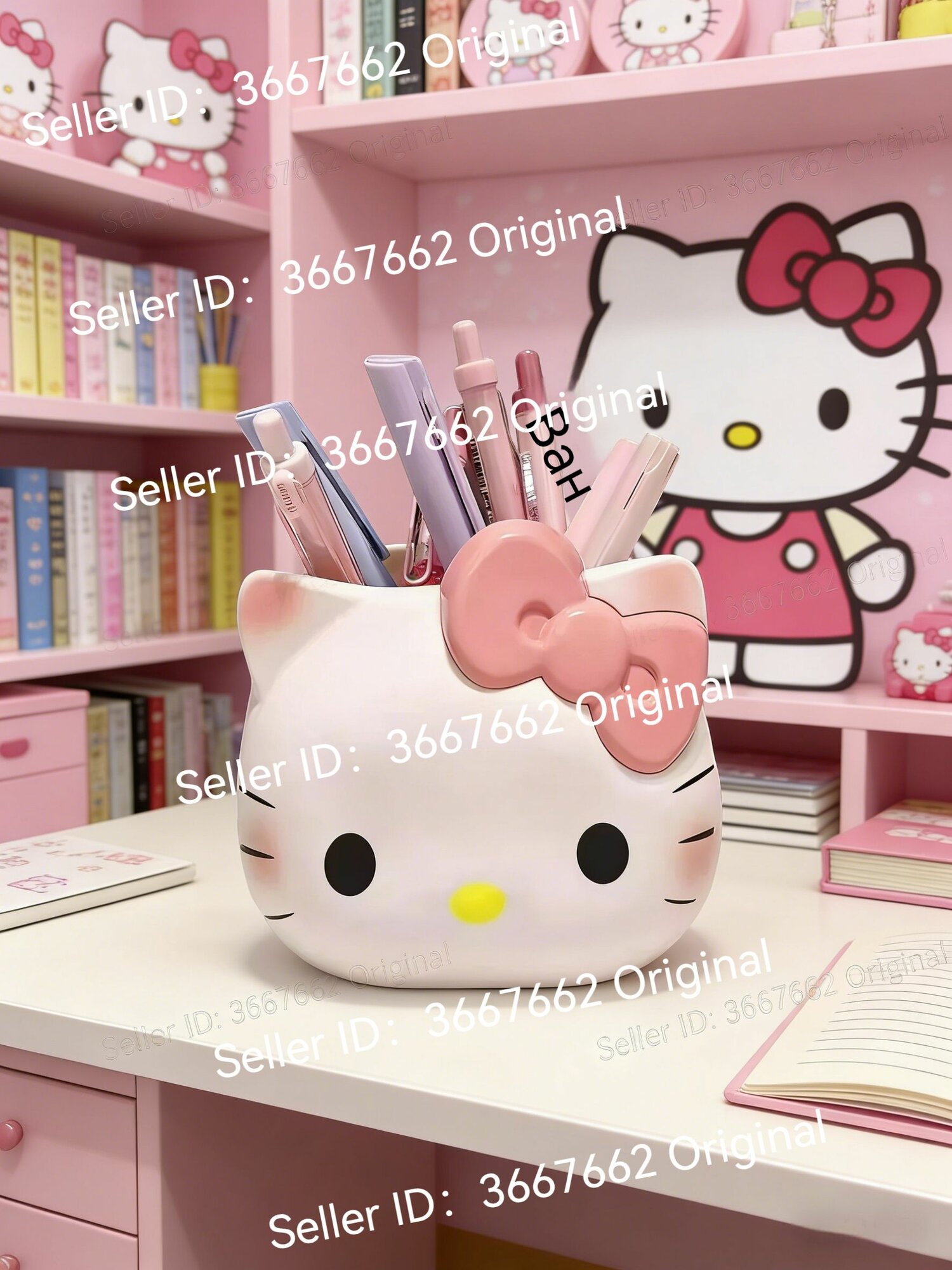 Органайзер хеллоу китти(Hello Kitty) подставка для ручек подставка для ручек органайзер для канцелярии хеллоу китти