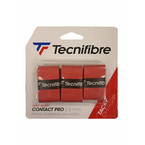 Обмотка для ручки Tecnifibre Overgrip Pro Contact x3, Red, длина 1,1 м