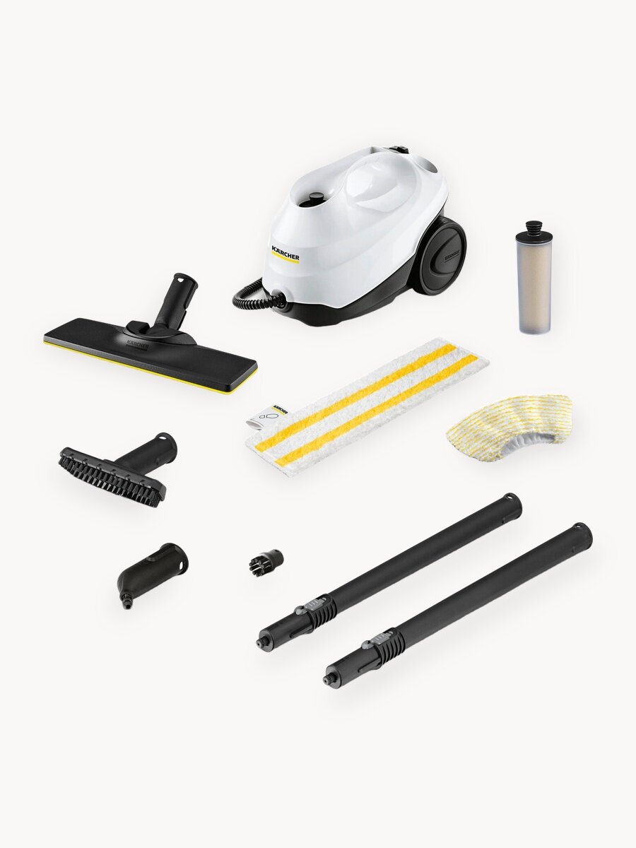 Пароочиститель KARCHER SC 3 EasyFix, 1.513-650.0, 1900 Вт, белый