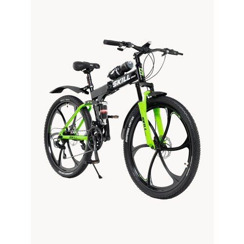 Велосипед Skillbike 3052, горный, складной, рама 17 дюймов, колеса 26 дюймов, 21 скорость