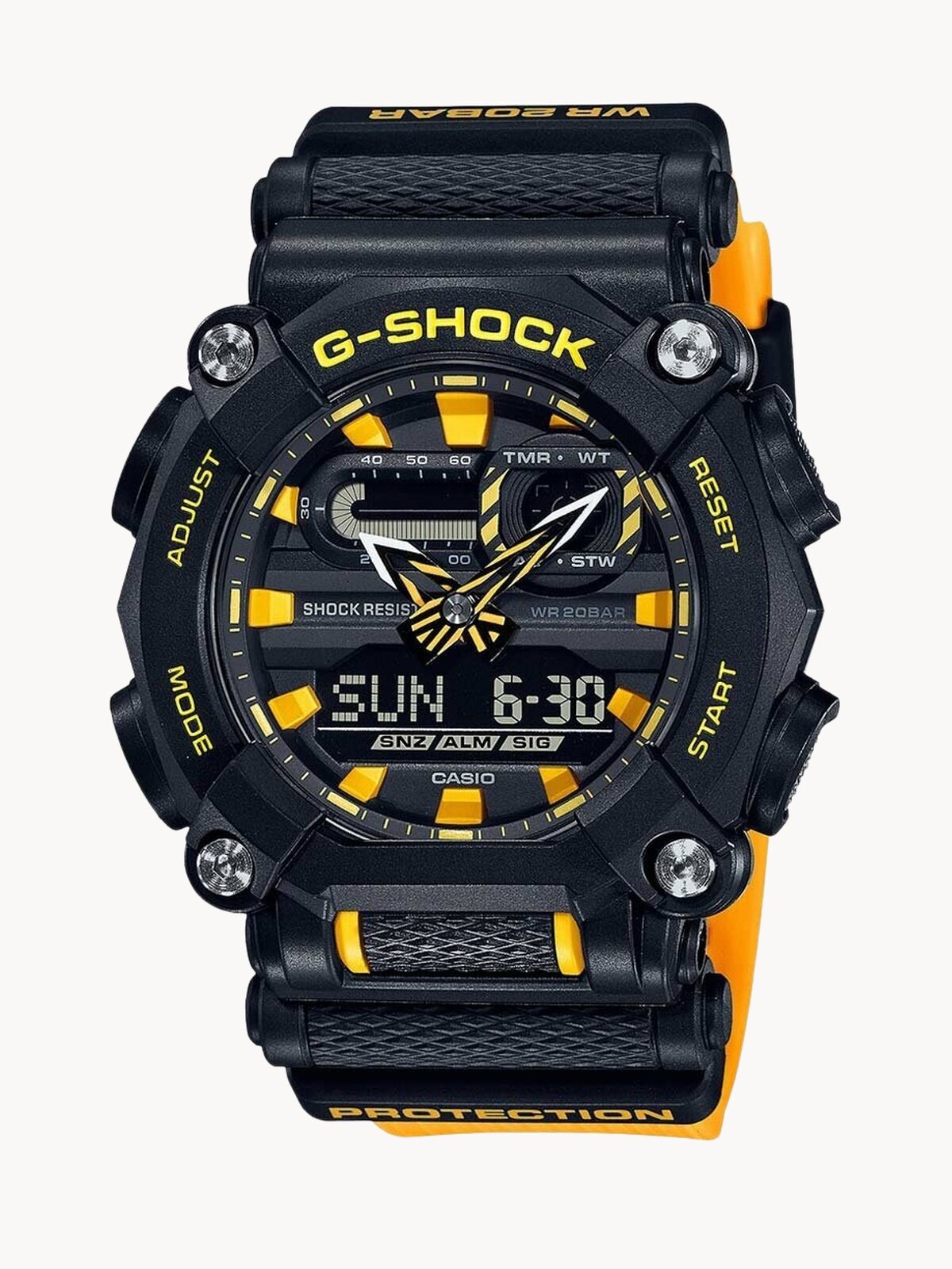 Наручные часы CASIO G-Shock, черный/желтый