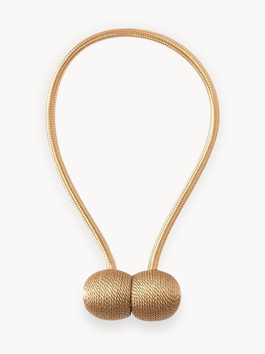 Подхват для штор магнитный, 2 шт, золотистый