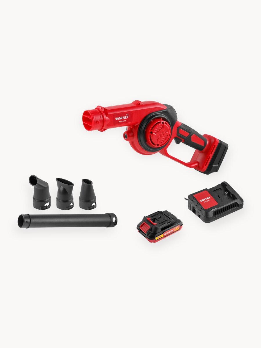 Воздуходувка аккумуляторная WORTEX LX BB 1518-1 D ALL1 с АКБ и ЗУ (1334644)