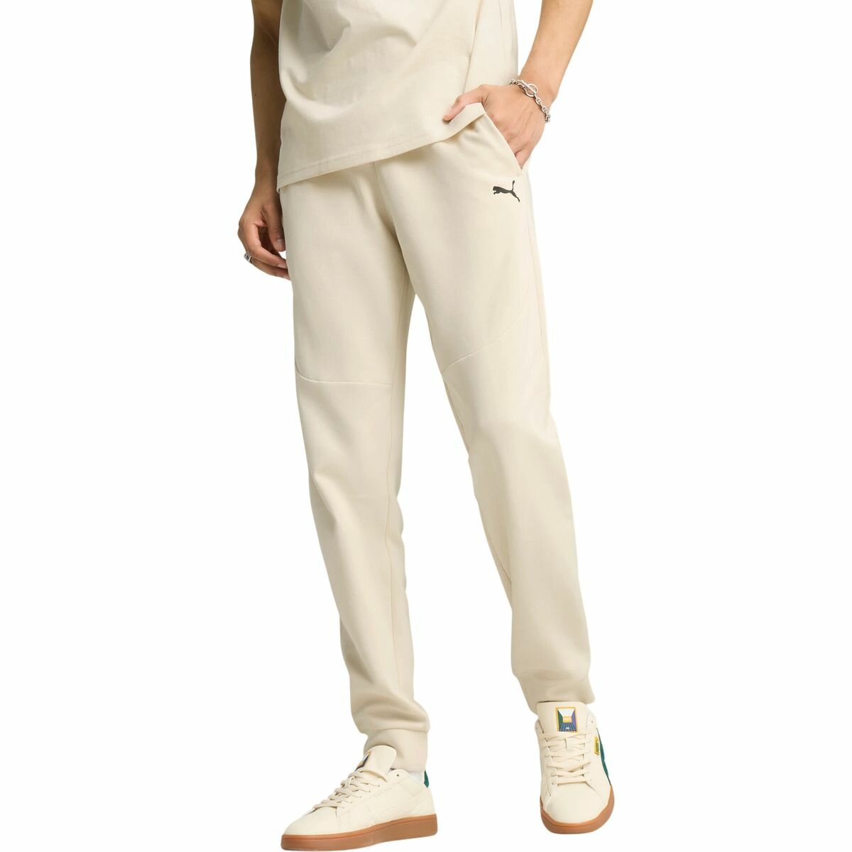 Брюки PUMA PUMATECH Pants, размер M, бежевый