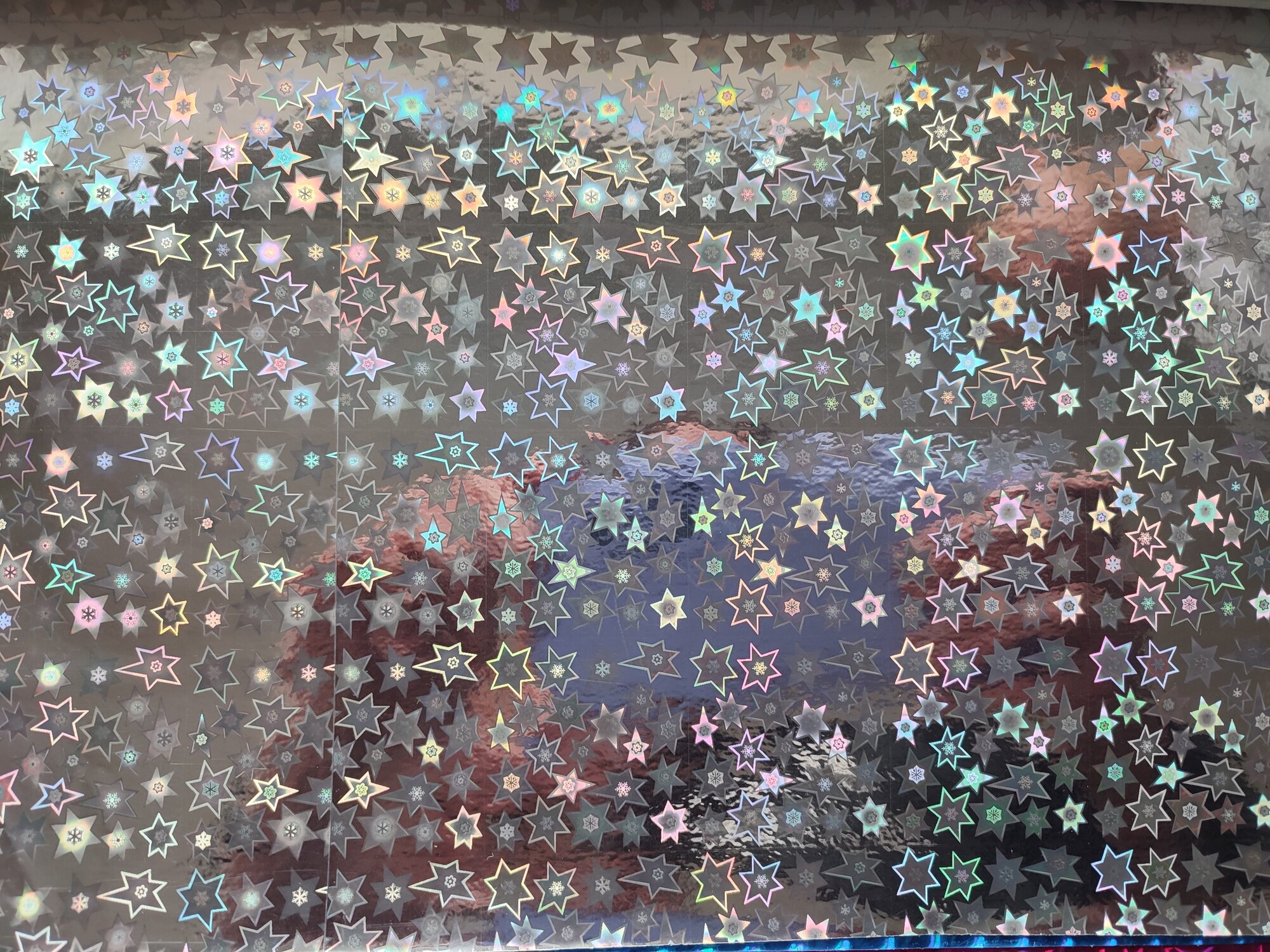 1029 пленка голографическая самоклеющаяся для мебели и декора Color Decor  0 45 8м 