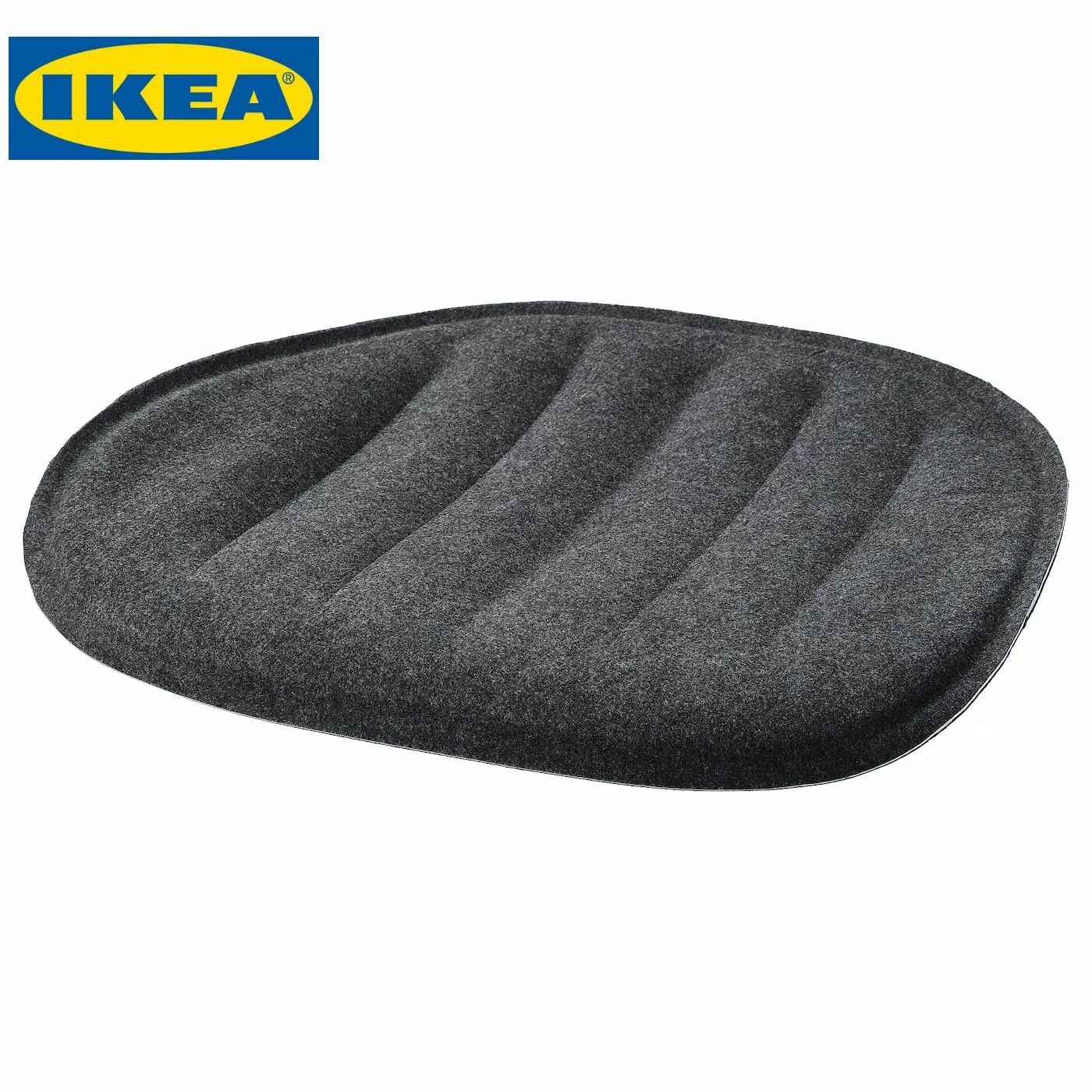 Ikea подушка для стула темно-серая 41х43 см