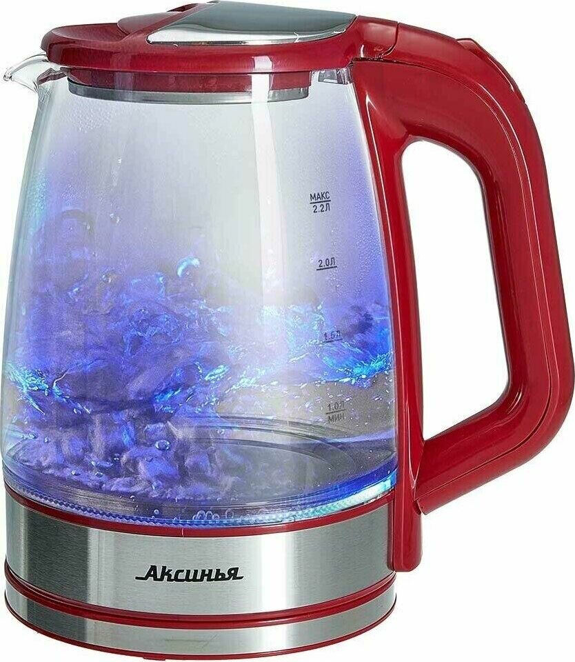 Чайник электрический аксинья КС 1006 красный