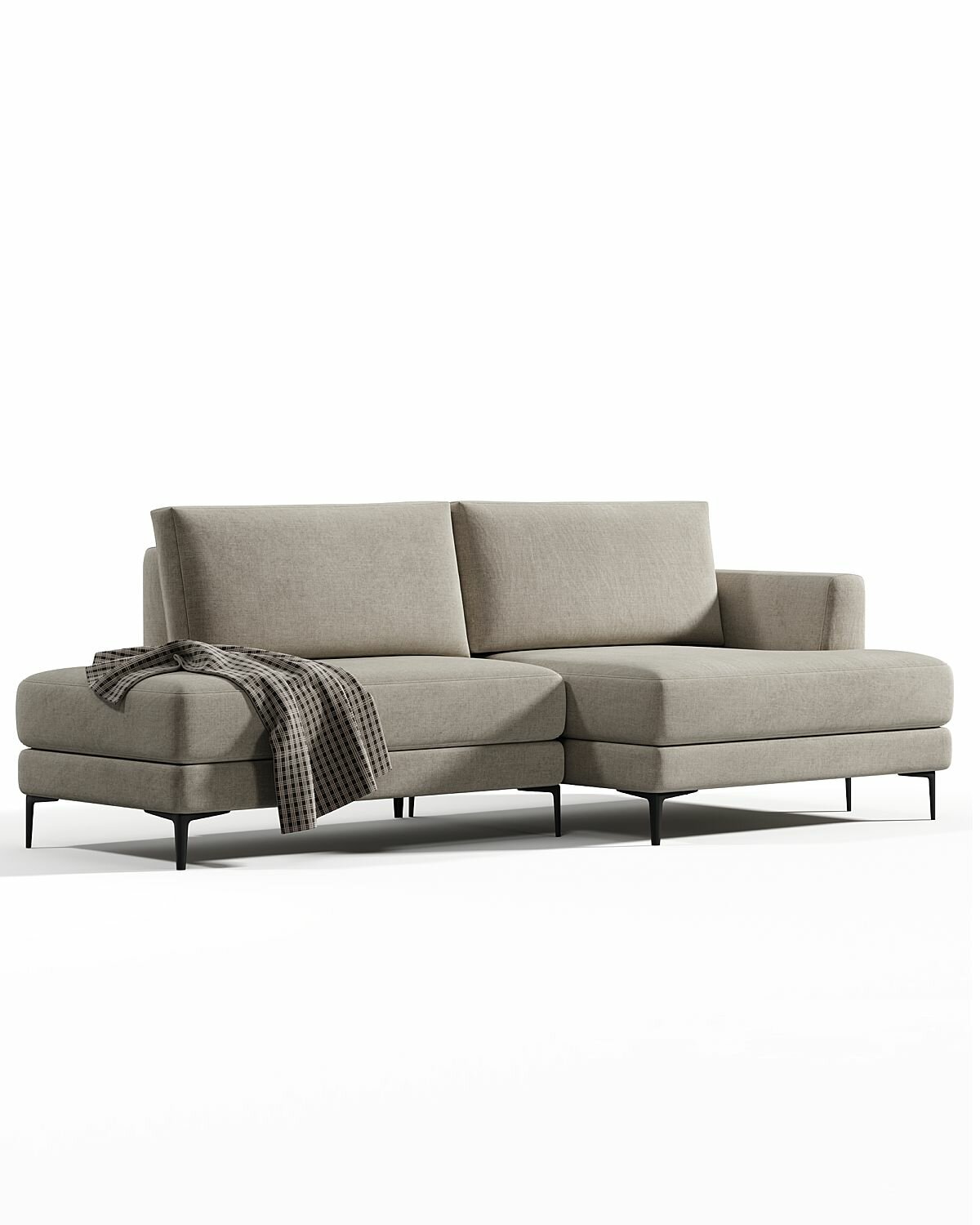 Диван TRON R220 бежевый велюр