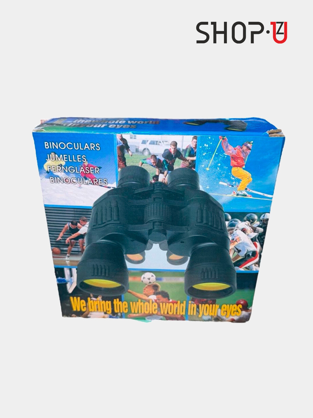Бинокль детский, пластик, резина — фото 1
