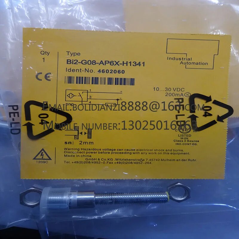Новый датчик приближения BI2-G08-AP6X-H1341 BI2-G08-AN6X-H1341