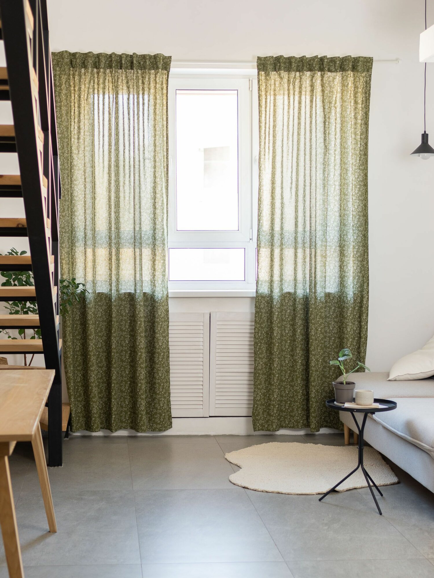 Шторы в спальню и для гостиной 145х250 см, Тристаф/TRYSTÄVMAL, Feresa Hygge, аналог Икеа — фото 1