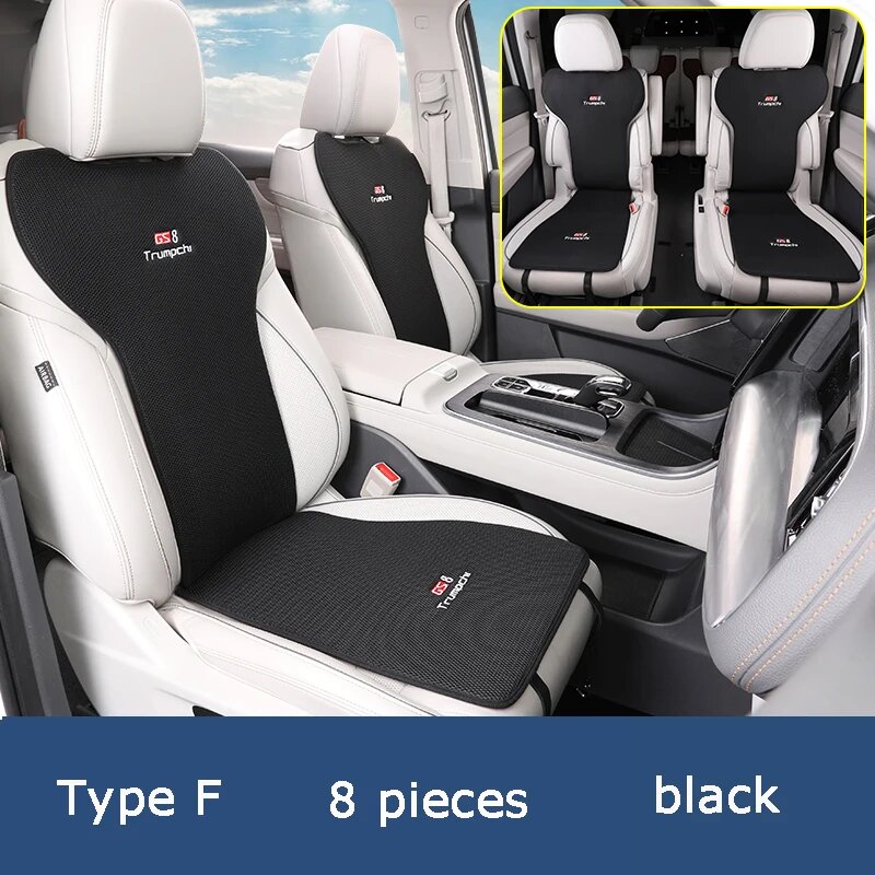 Дышащие чехлы на сиденья для автомобиля Trumpchi GAC GS8 II 2023, Type F 8 pieces