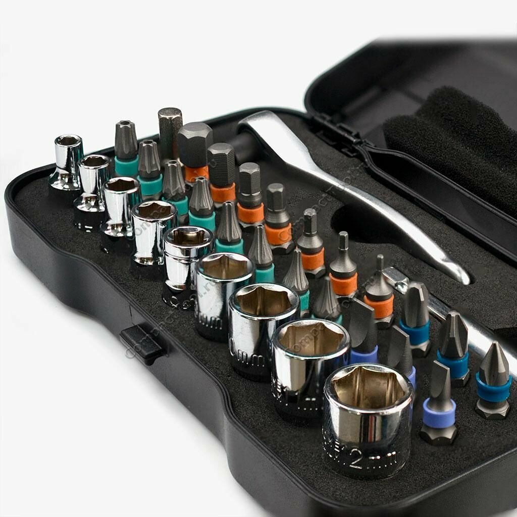 Изображение Набор инструментов Xiaomi DUKA RS2 Multipurpose Ratchet Screwdriver Set Black