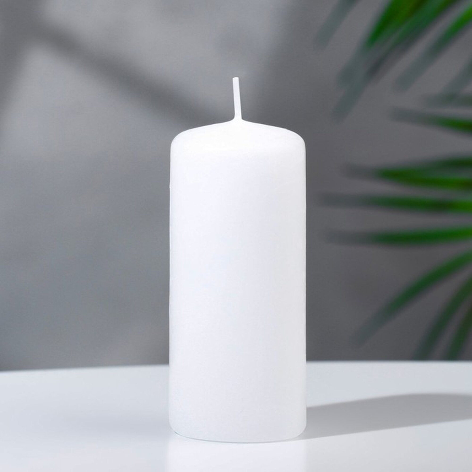 Свеча Омский свечной завод цилиндр 4х9 см 11 ч 90 гр белый