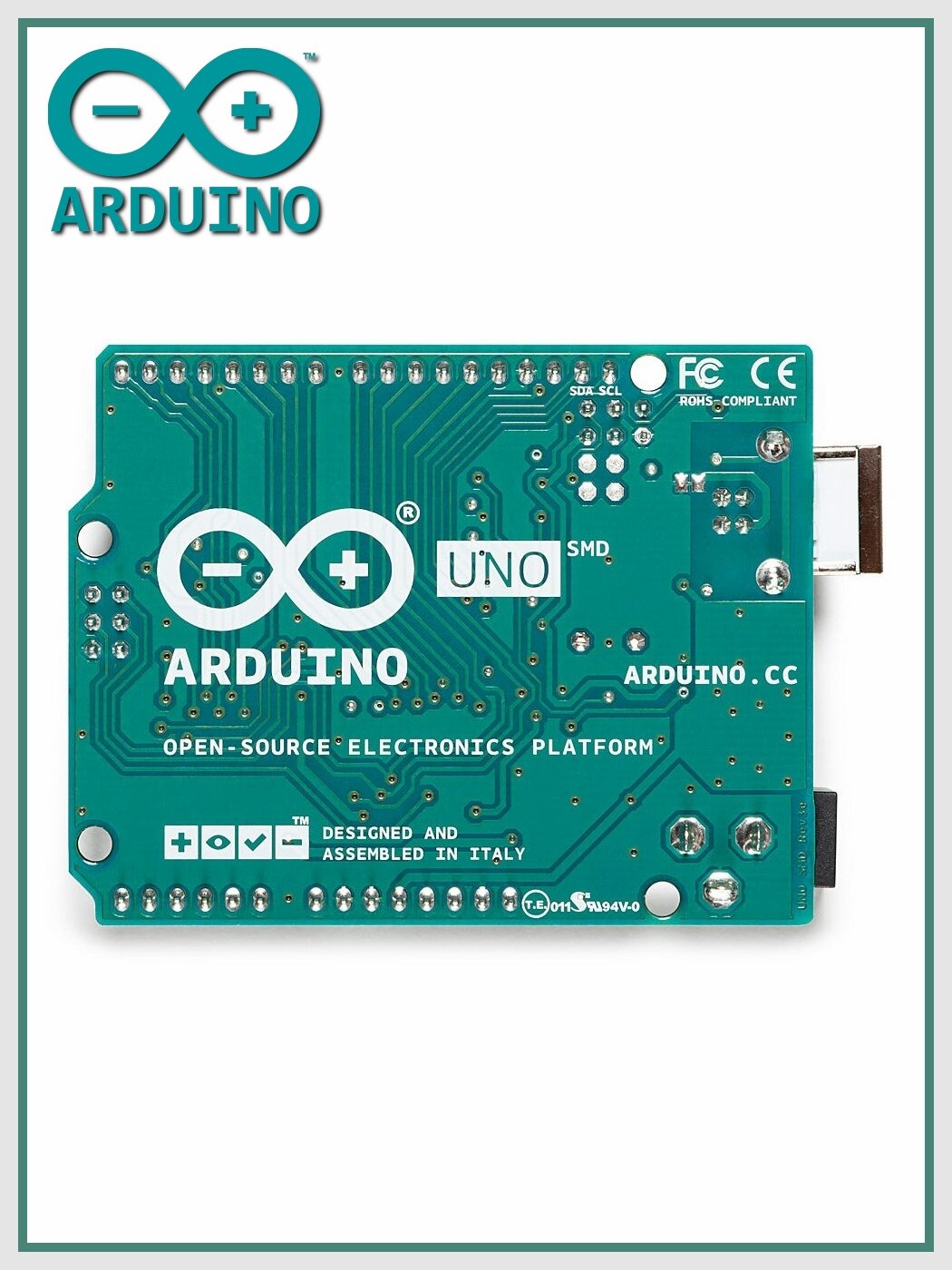 Arduino Uno R3 (оригинальная версия) — фото 1