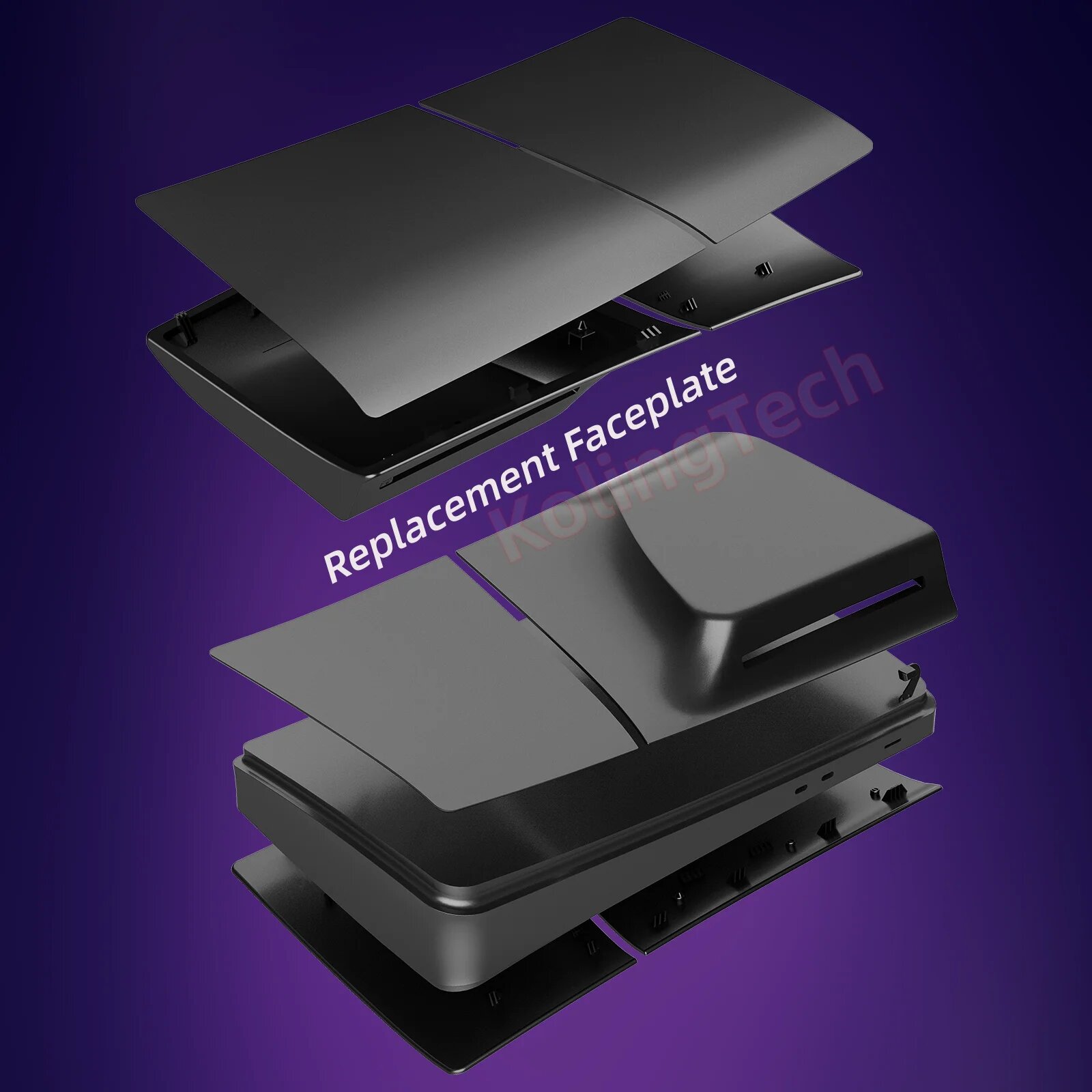 Защитный чехол для PS5 Slim Disc колorkoli черный/красный/синий/камуфляжный — фото 1